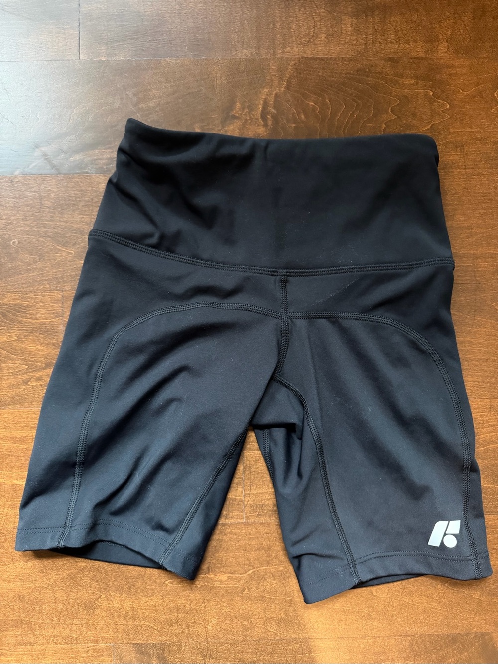 Forme Women's High-Waist Black Athletic Bike Shorts